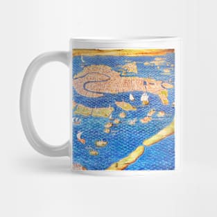 16th century map of Venice (E056/0108) Mug